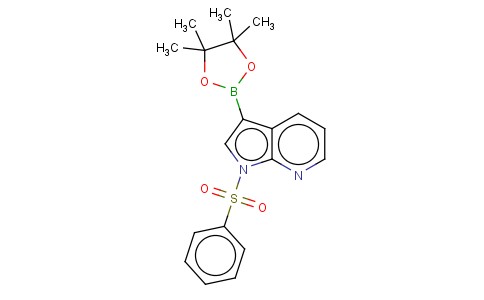 1-(PHENYLSULFONYL)-3-(4,4,5,5-TETRAMETHYL-1,3,2-DIOXABOROLAN-2-YL)PYRROLO[2,3-B]PYRIDINE